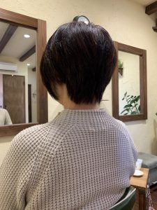 髪質改善ショートスタイルのカラーエステ〜群馬県前橋市の美容室〜